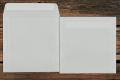[27005] Briefhüllen 125x125 mm Haftklebend Transparent Weiß 90 g/qm